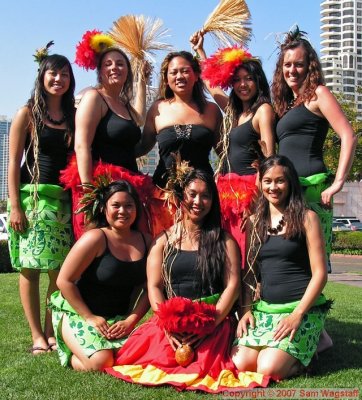 Polynesian Dancers Kikilia's Flowers of the Pacific