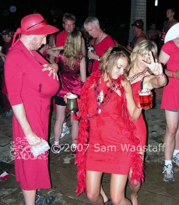 My my, what are these two ladies doing?