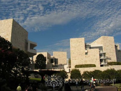 A nice day at the Getty Museum.