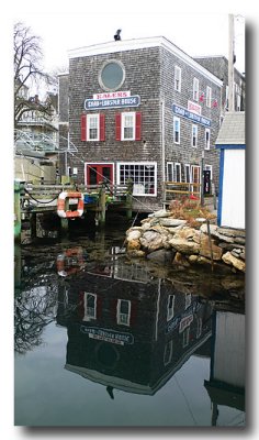Boothbay in winter without snow yet.