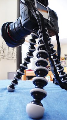 Feb. 17: The Gorillapod arrives and true to form...