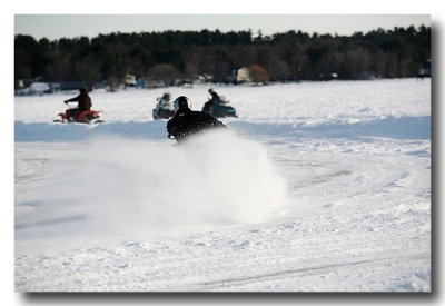 ...snowmobile races with Edward and Lynne.