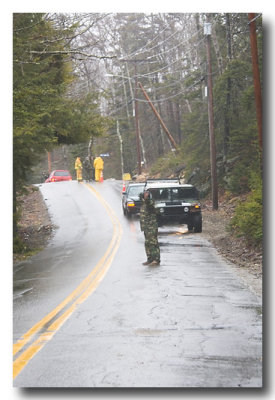 The National Guard is out helping to clear roads.