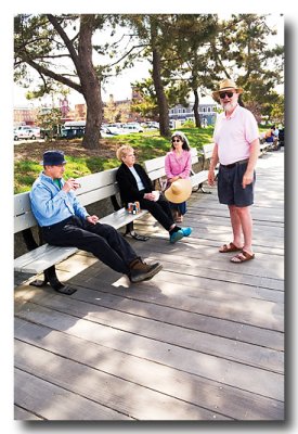 Frances and Rich join us on the waterfront for some time...