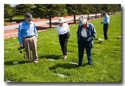 Then we check out the cemetery.