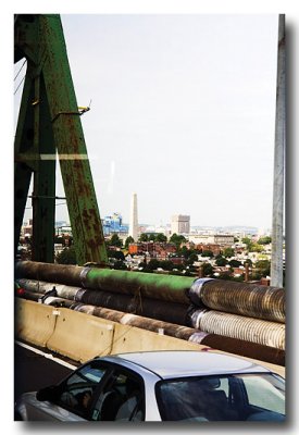 June 11: We leave for Boston...Tobin Bridge and