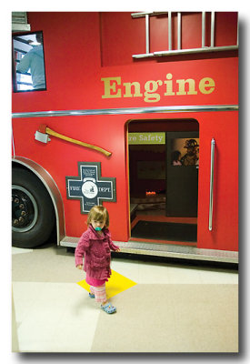Check out that fire truck, Lorelei!