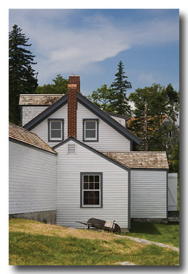 Keeper's house is beautiful with all it's angles and rooflines.