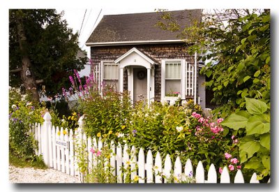 ....flowers still abound with their cozy cottages nearby.