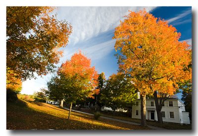 ...capture fall in all it's glory...first in Wiscasset, then....