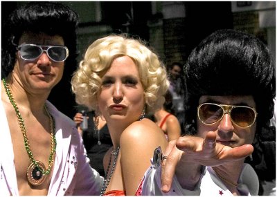 Elvises and Marilyn-Bay to Breakers