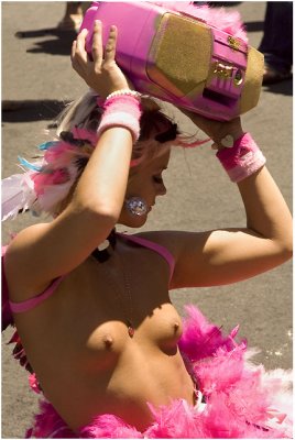 Pink boombox-Bay to Breakers