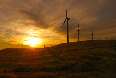 Wind Turbines near Bica da Cana, Paul da Serra