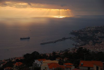 Sunset over Funchal