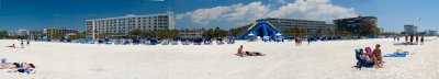 170 panorama of St.Pete's Beach at the Trade Winds resort
