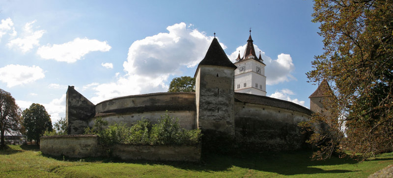Romania;fortified church in Harman