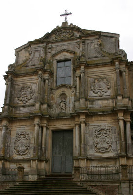 Caltagirone,great church-front,Sicily