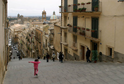 Caltagirone;steps not only for children..