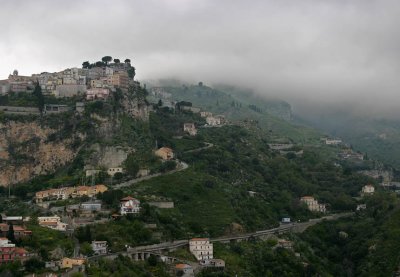 Castelmola on the rock,Sicily