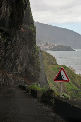 Attention,falling stones! ,Madeira