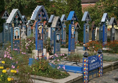 Merry Cemetery in Sapanta,Romania