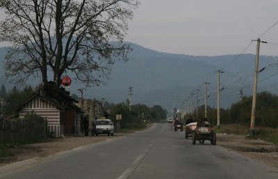road in Bukowina