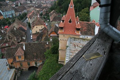 looking down to Lower Town