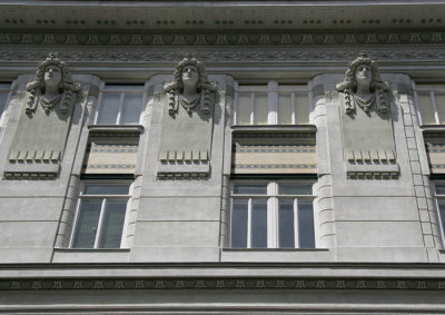 Art Nouveau,Fassadendetails