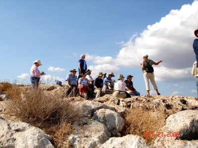 Our Group on Top of Mt. Arbel