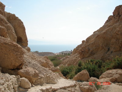 View of Ein Gedi and Dead Sea