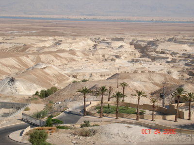 View of the Desert and the Dead Sea