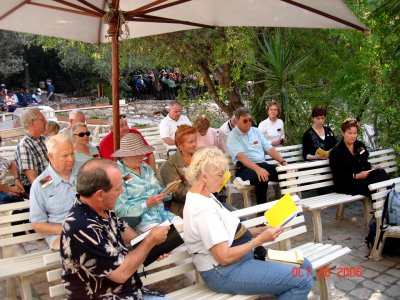 Ecumenical Service in the Garden Area