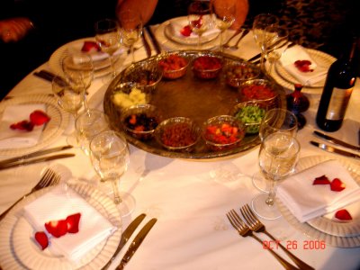 Farewell Dinner at a Moroccan Restaurant