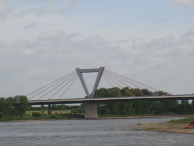 Modern Bridge over the Rhine