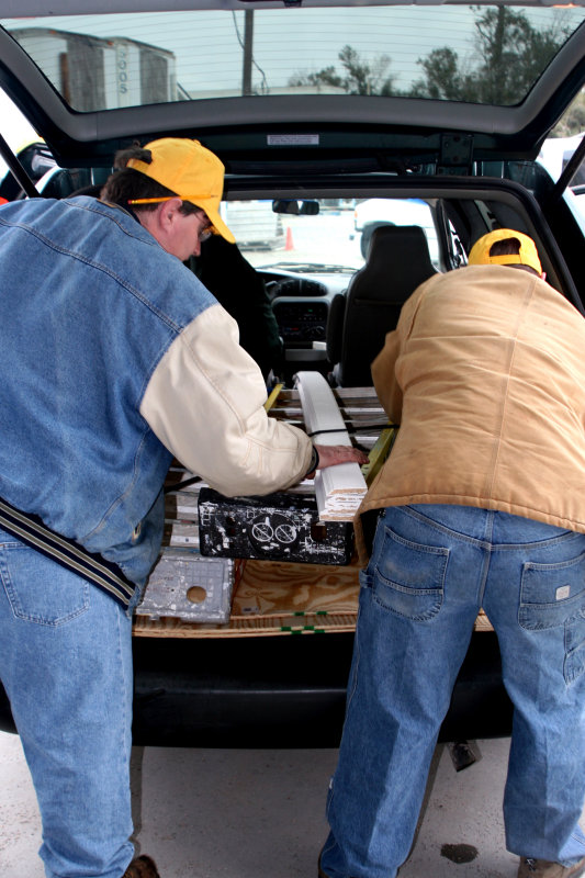 Ben and Casey Loading the Van