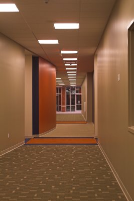 Hall between Front and Back  entrance