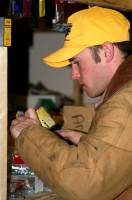 Ben In Tool Room