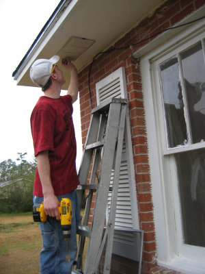 Greg Installing Vents