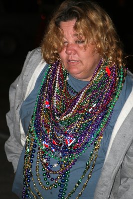 Mardi Gras End of the Party Woman