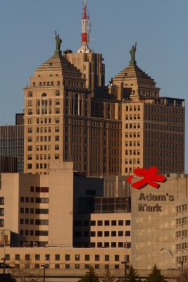 Liberty Building and Adam's Mark Hotel