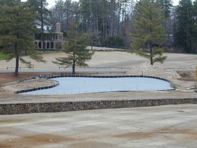 #7 Green Shaped with Gravel Layer Installed