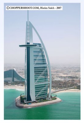the Great Burj al Arab - Dubai Aerial Images