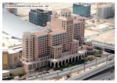 Aerial Photograph of Kempenski Hotel at Mall of the Emirates