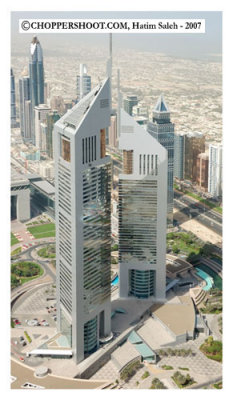 Emirates Towers - Dubai Aerial Images