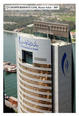 Nationa Bank of Dubai in Deira - Dubai Aerial Images