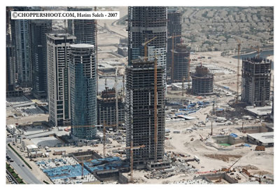 Construction in Business Bay - Dubai Aerial Images