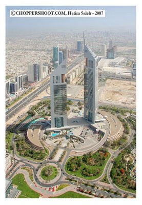 Emirates towers, my fav shot - Dubai Aerial Images