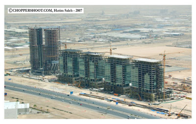new buildings being constructed in Jebel Ali - Dubai Aerial Images