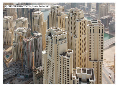 JBR close up - Dubai Aerial Images