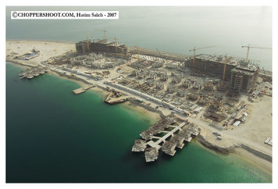 Construction on the Palm - Dubai Aerial Images